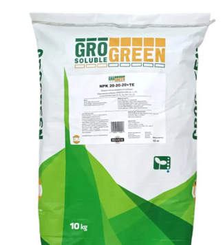 GroGreen NPK 20-20-20+TE &mdash; 10 кг, Мінеральне добриво 93 фото