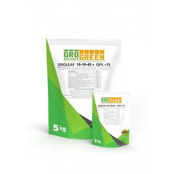 Groleaf 5-10-43 + TE + QPS45 / Гроліф &mdash; 1 кг, Мінеральне добриво 126 фото