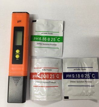PH-метр для вимірювання кислотності 0.00-14pH, портативний, калібрування 348 фото
