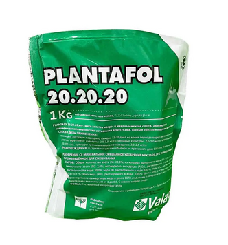 Plantafol 20-20-20 / Плантафол &mdash; 1 кг, Мінеральне добриво Плантафол (Plantafol) 20+20+20, 1 кг, мінеральне добриво, Valagro фото